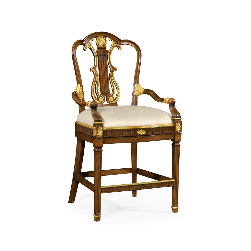 Buckingham Neo-classical Bar Arm Chair