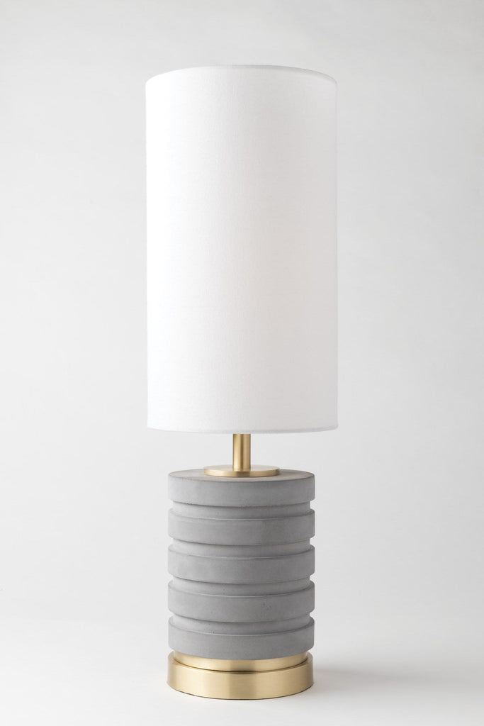 Iris Table Lamp - Aged Brass