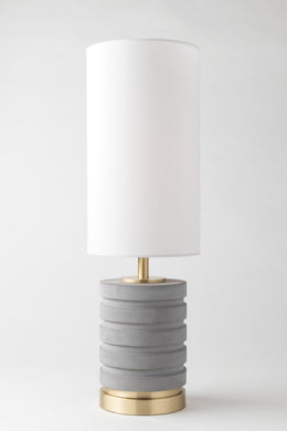 Iris Table Lamp - Aged Brass