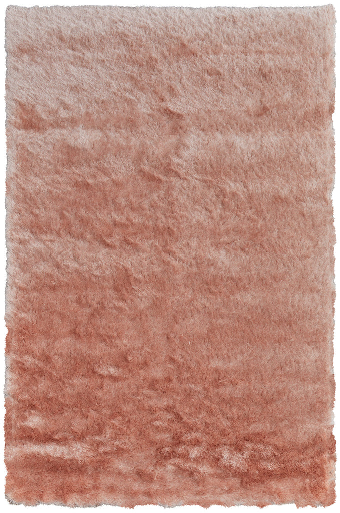 Indochine Modern Solid Pink Area Rug (2' x 3'4" / Pattern 1)