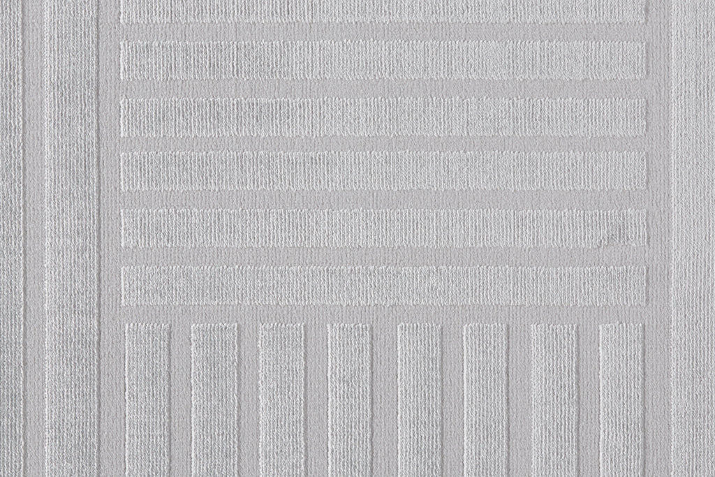 Chilton Transitional Geometric Silver Gray Area Rug (1'8" x 2'10")