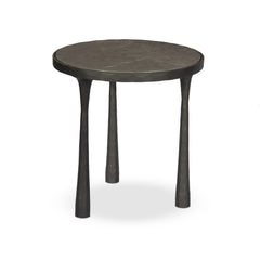 Billings End Table - Grey Italian Marble