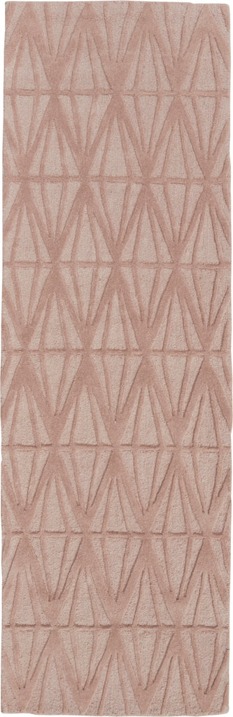 Urban Living Modern Diamond Pink Area Rug (2'6" x 8')