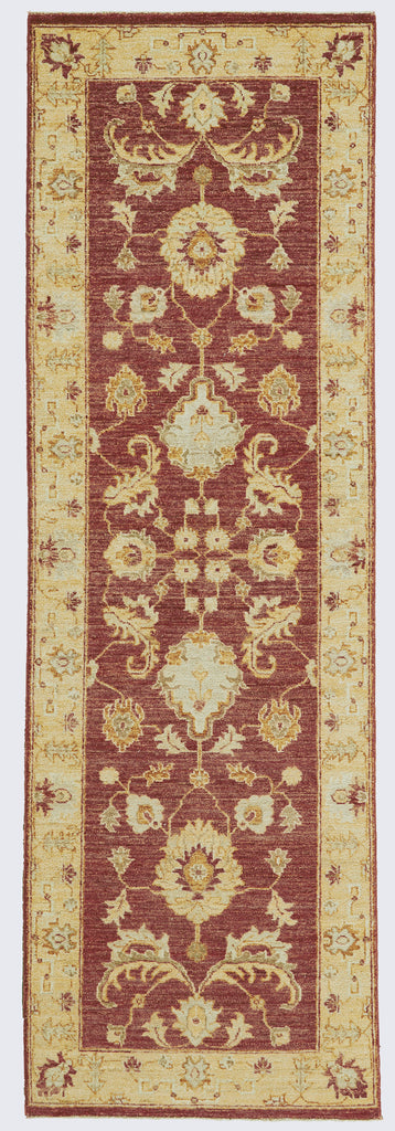 Adolphus Traditional Oriental Red Gold Ivory Area Rug (2'6" x 8')