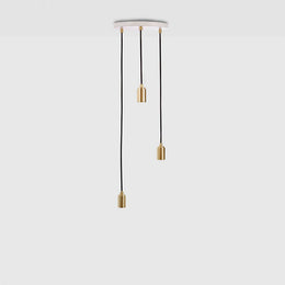 Brass Triple Pendant