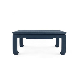 Bethany Large Square Coffee Table, Navy Blue