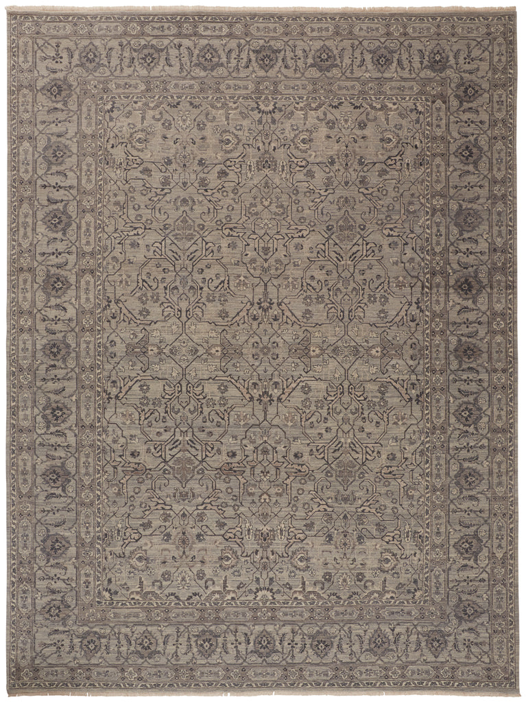 Reddington Traditional Floral Botanical Gray Taupe Area Rug (2' x 3')