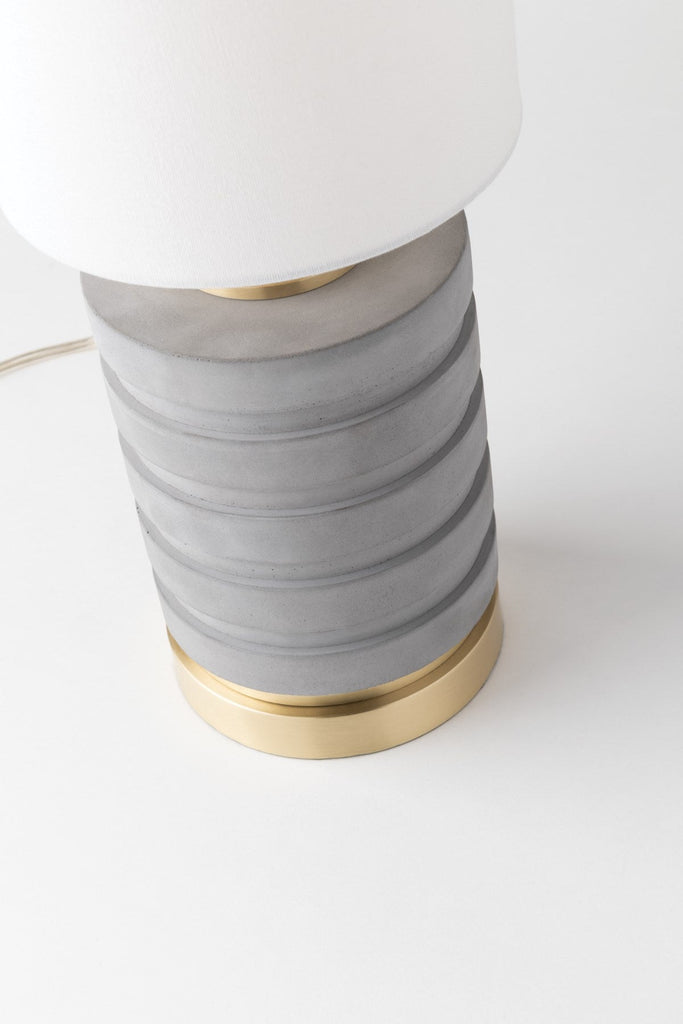 Iris Table Lamp - Aged Brass