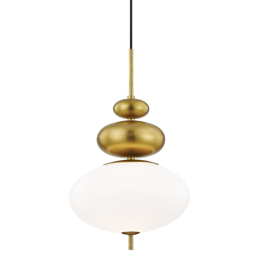 Elsie Pendant - Aged Brass