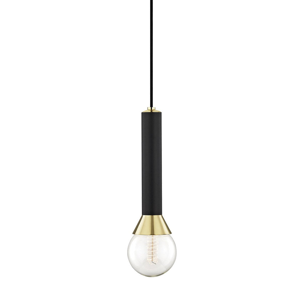 Via Pendant - Polished Brass/Dusk Black