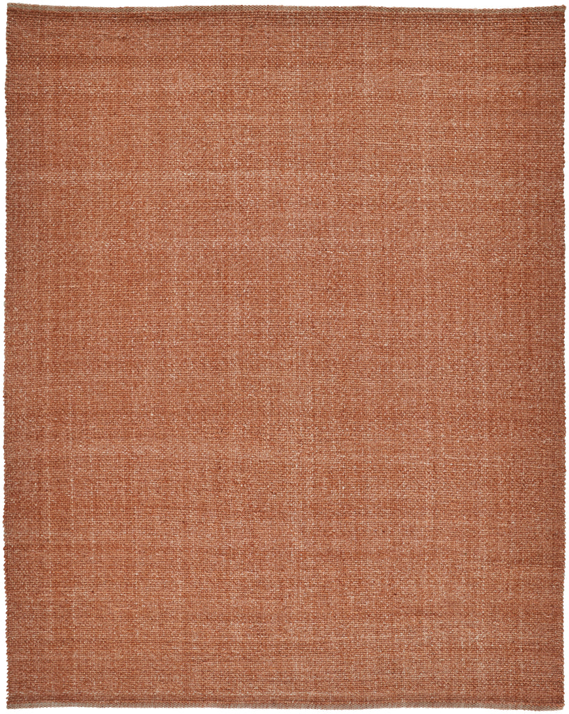 Naples Transitional Solid Orange Area Rug (2' x 3')