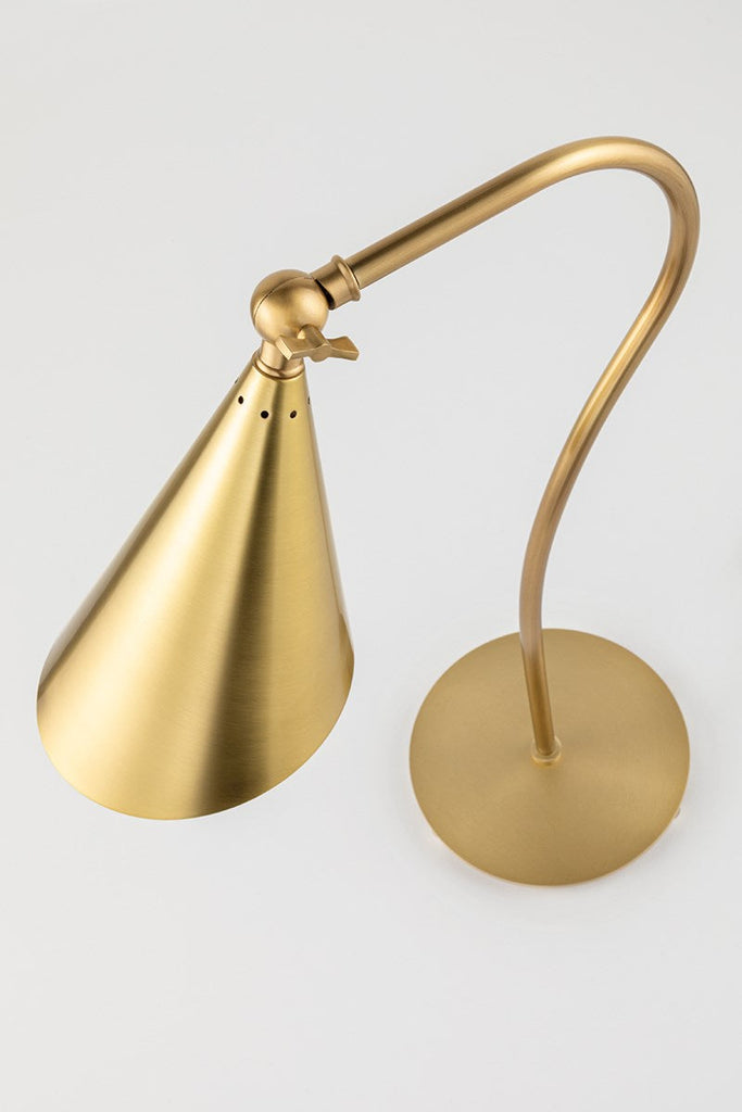 Lupe Table Lamp - Aged Brass