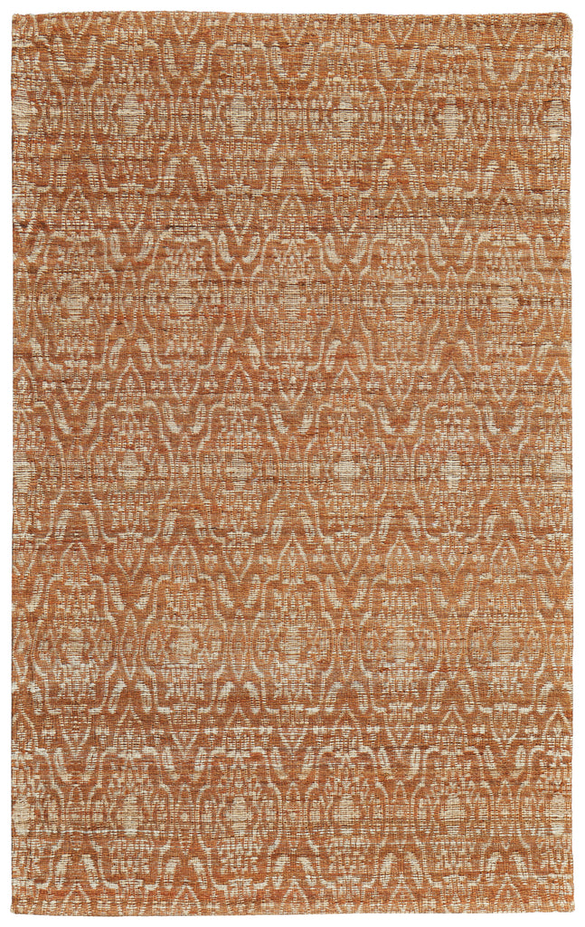 Lilliana Transitional Geometric Orange Tan Area Rug (2' x 3')