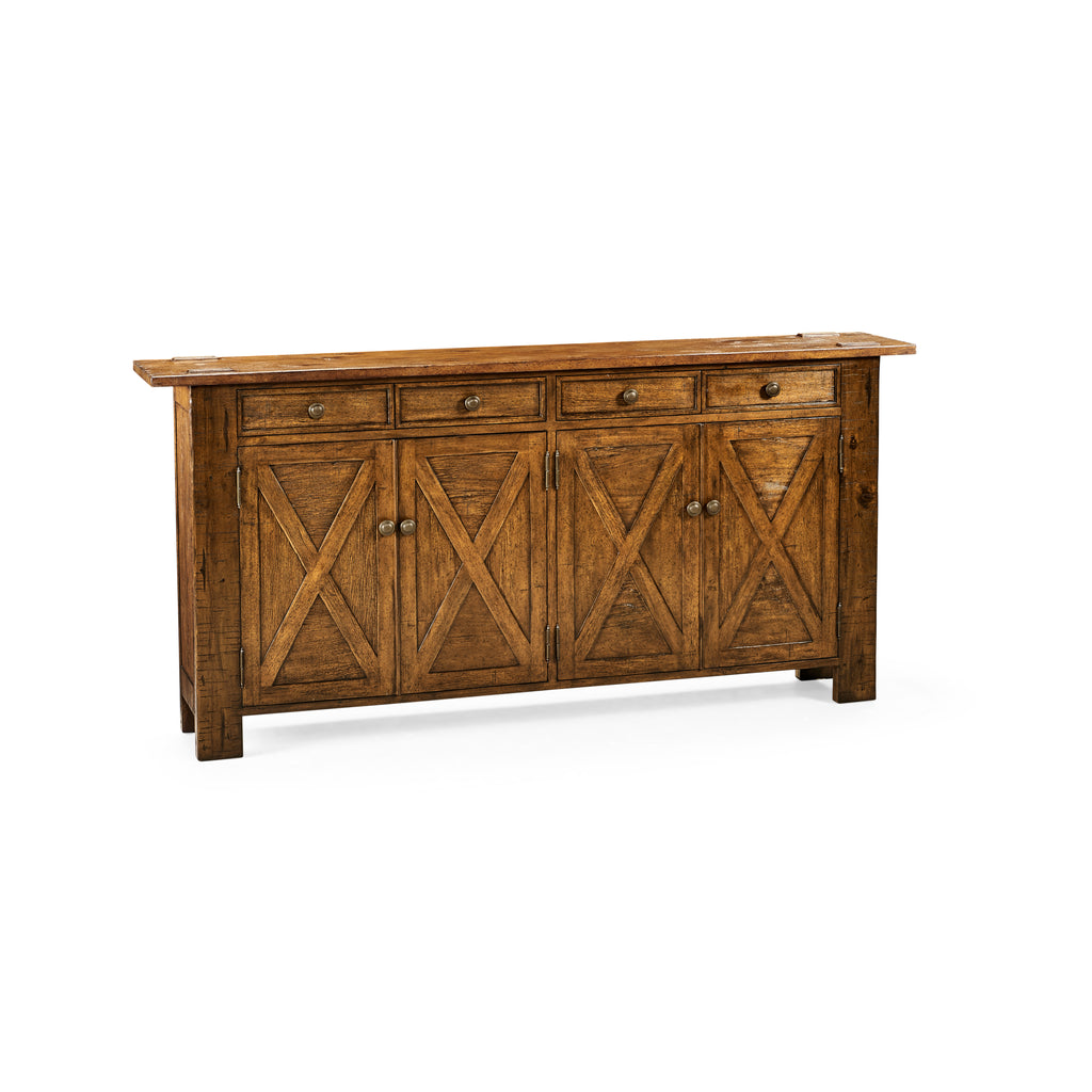 Casual Accents Country Walnut Credenza