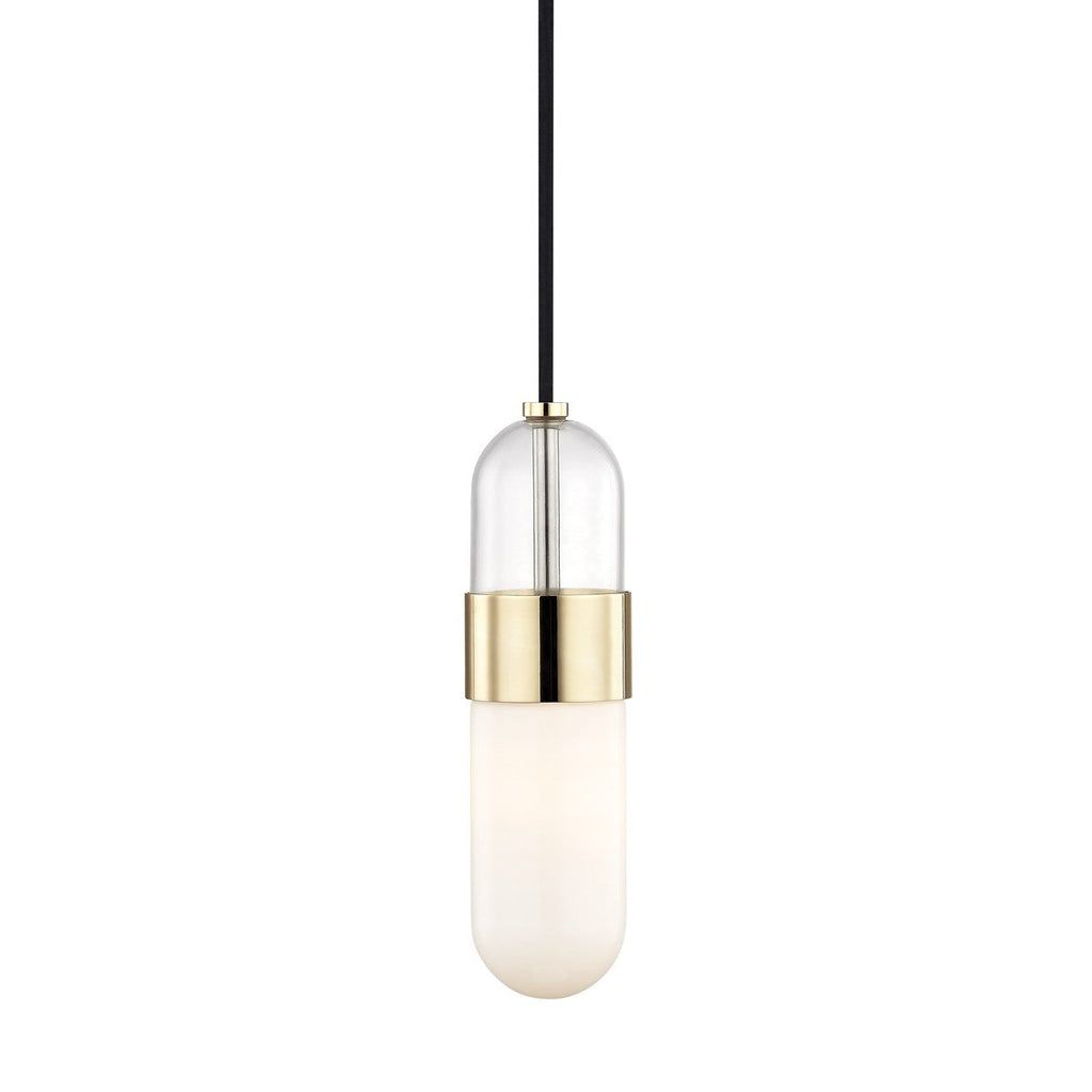 Emilia Pendant - Polished Brass