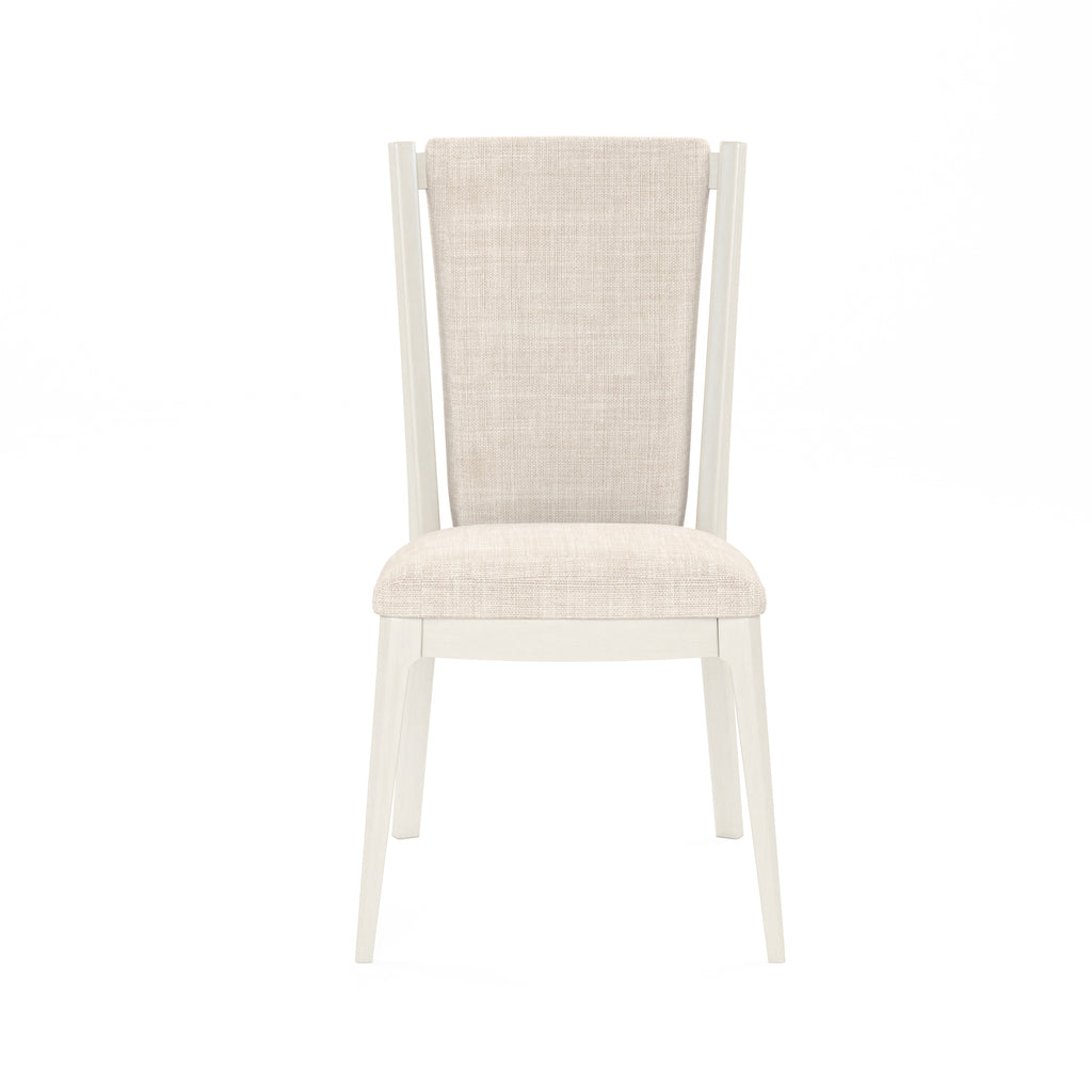 Blanc Upholstered Back Side Chair