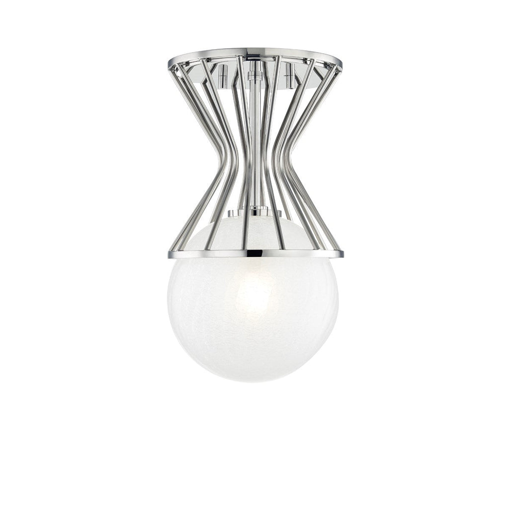 Petra Semi Flush - Polished Nickel