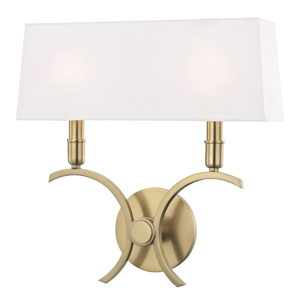 Gwen Wall Sconce 15" - Aged Brass