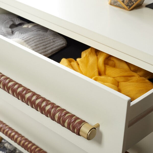 Raquel 3 Drawer Chest- White