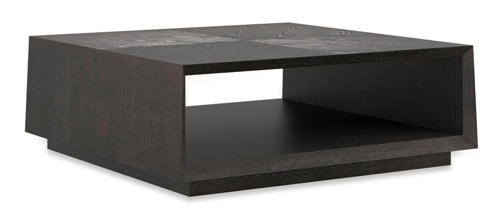 Boxcar Coffee Table, Black Stained Ash