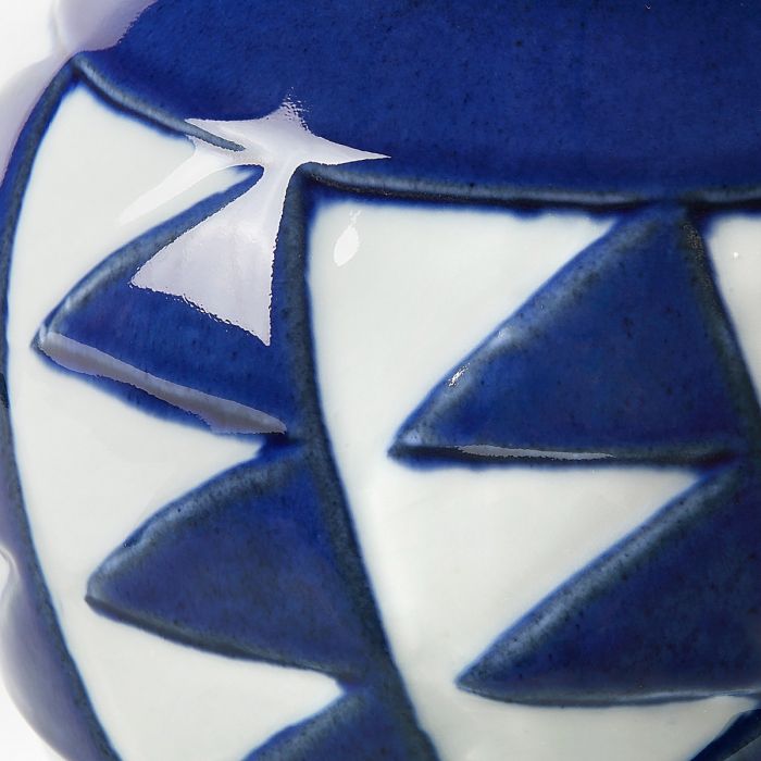 Columbina Vase, Blue and White