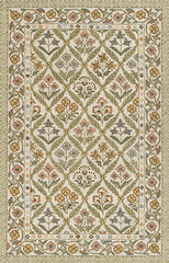 Green Hand Tufted 100% Wool Area Rug, COT-1GRN