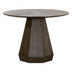 Coulter 42" Round Dining Table, Burnished Brown Ash
