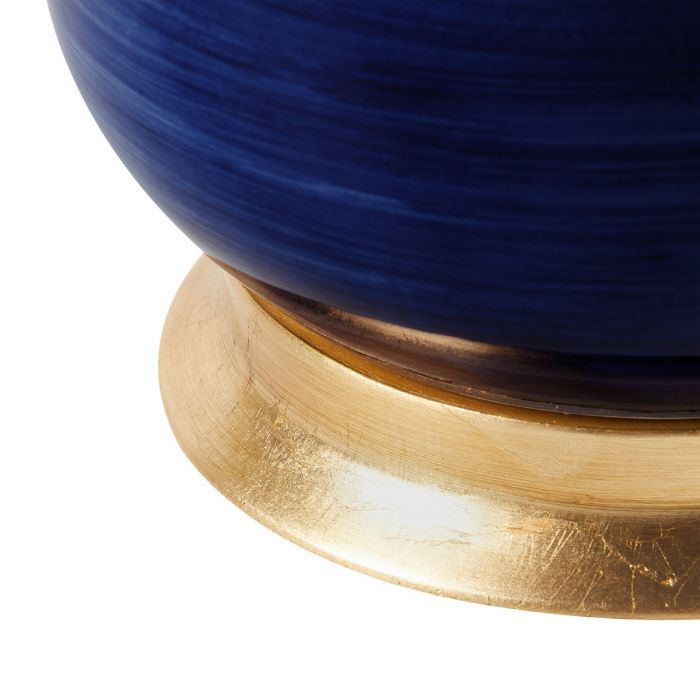 Carolyn Lamp With Shade, Royal Blue