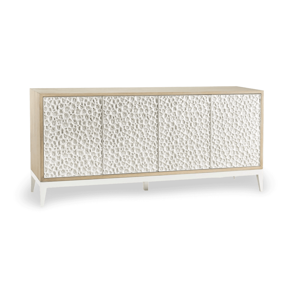 Water Pelagic Cast Metal Credenza