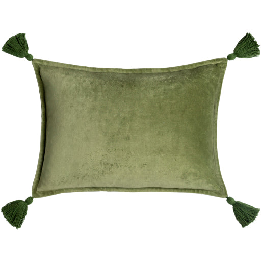 Cotton Velvet Lumbar Pillow CV-046