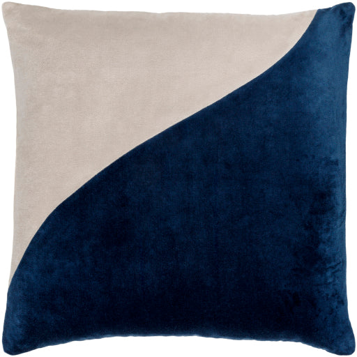 Cotton Velvet Lumbar Pillow CV-066