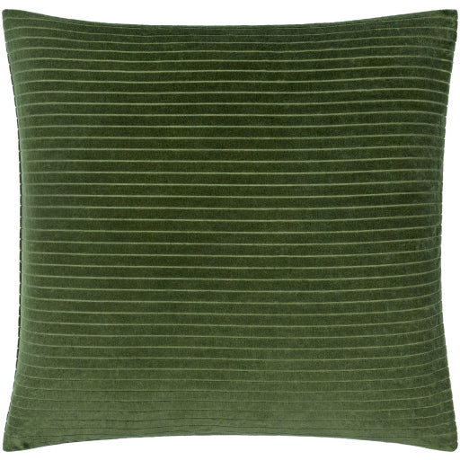 Cotton Velvet Stripes Accent Pillow CV-090