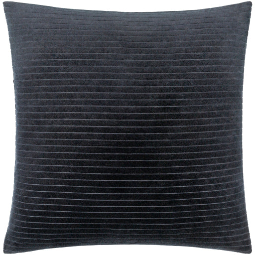 Cotton Velvet Stripes Accent Pillow CV-092