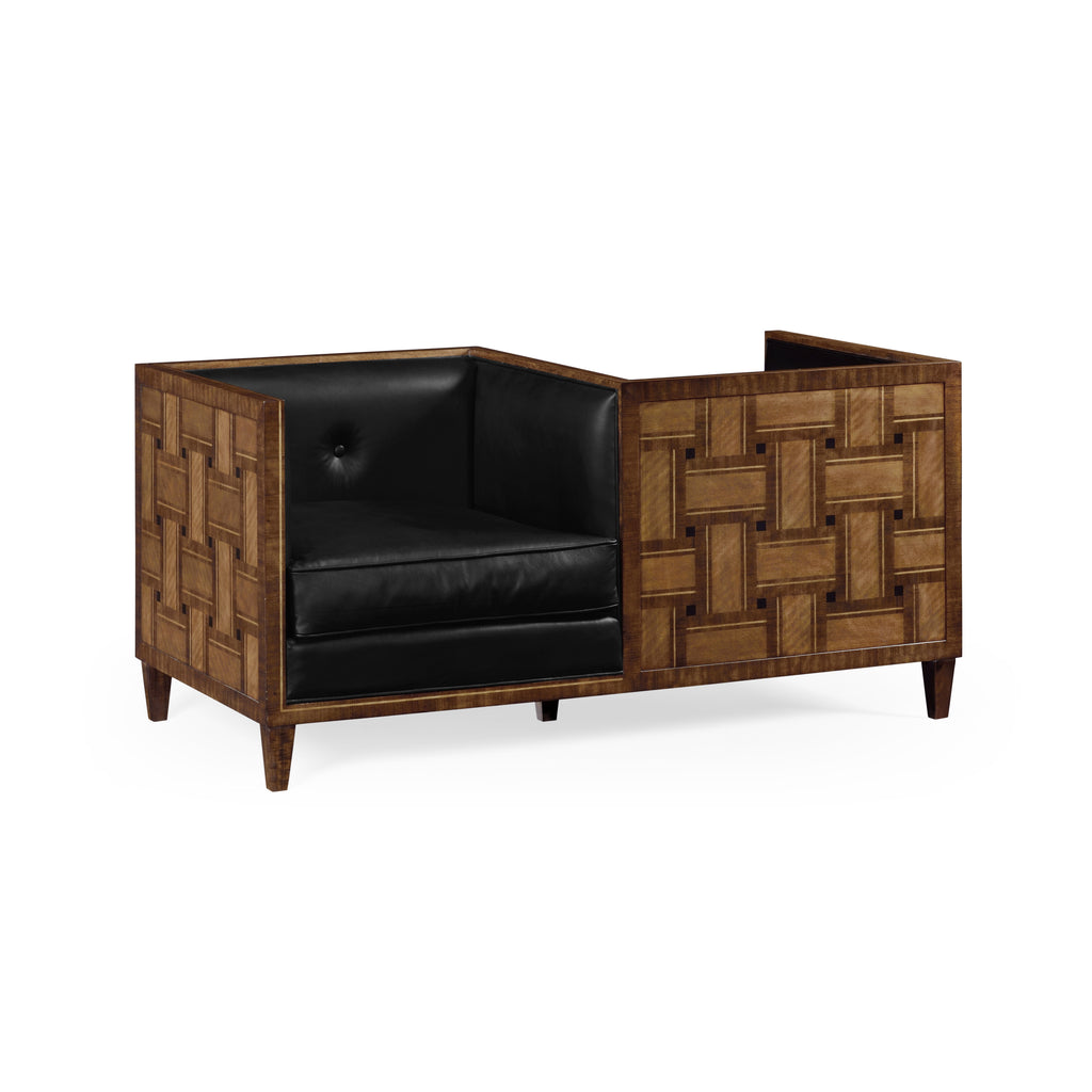 Modern Accents Cosmo Leather Loveseat