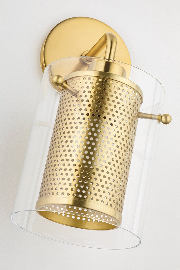 Elanor Wall Sconce - Aged Brass