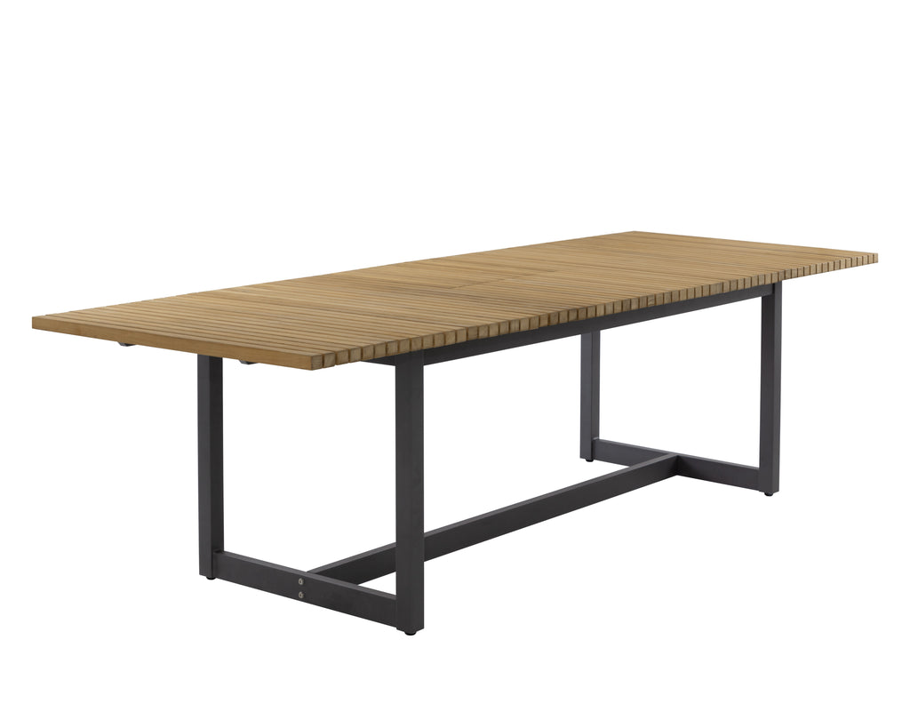 Geneve Extension Dining Table : Natural - 80" To 104"