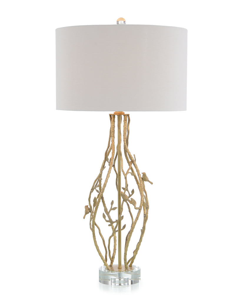 Twisted Vine Brass Table Lamp I