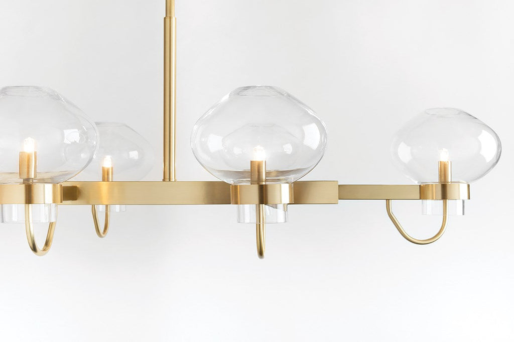 Korey Chandelier - Aged Brass