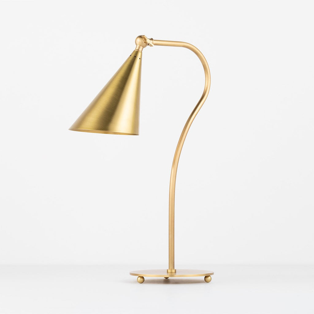 Lupe Table Lamp - Aged Brass