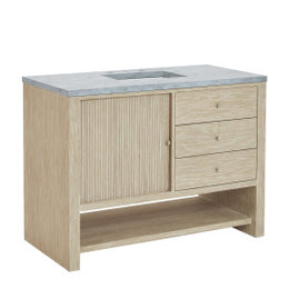 Marigot Single 48" Single Vanity, Sunwashed Oak