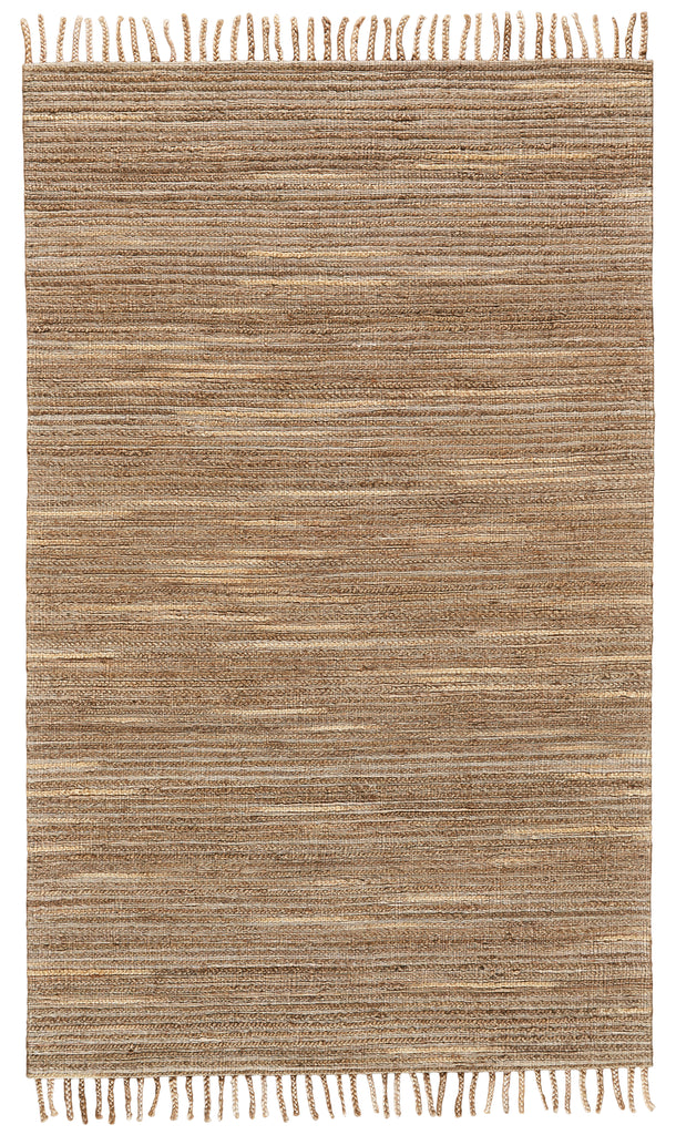 Crestwood Transitional Solid Tan Area Rug (8' x 10')