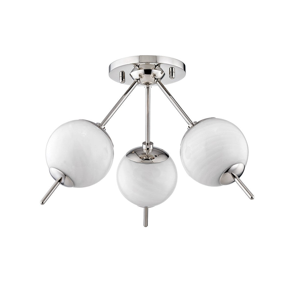 Remi Flush Mount - Polished Nickel