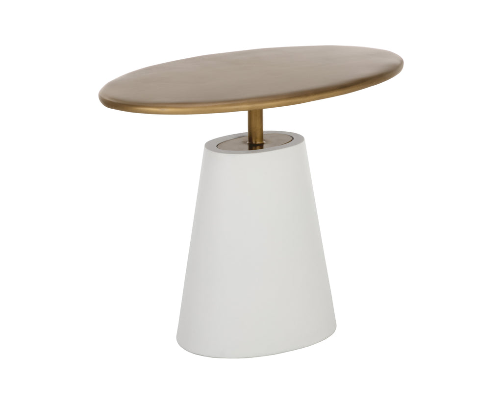 Kadin Side Table - White