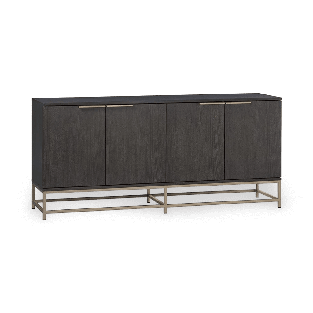 Rebel Sideboard - Large - Gold - Charcoal Grey