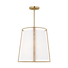 Cortes Large Hanging Shade, Satin Brass