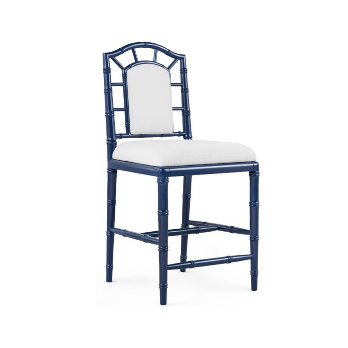 Delia Counter Stool, Midnight Blue