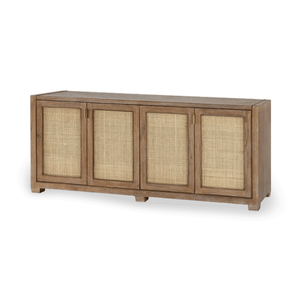 Kelsea 4-Door Cabinet - Driftwood