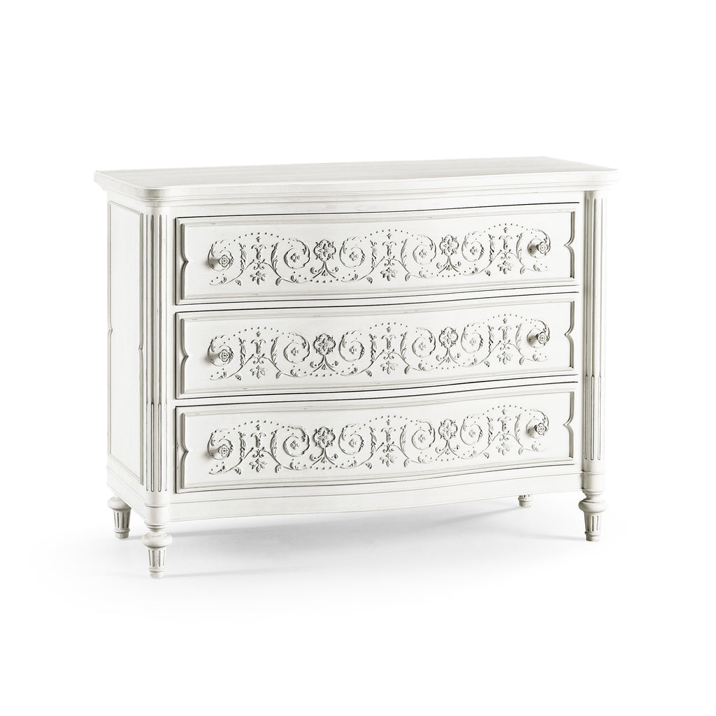 White Stratus Single Dresser