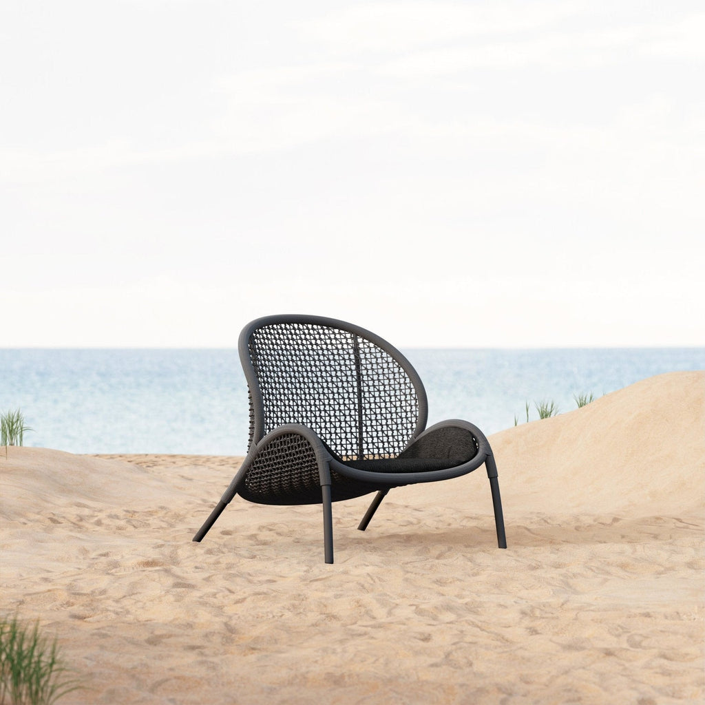 Dune Club Chair with Slate Cushion