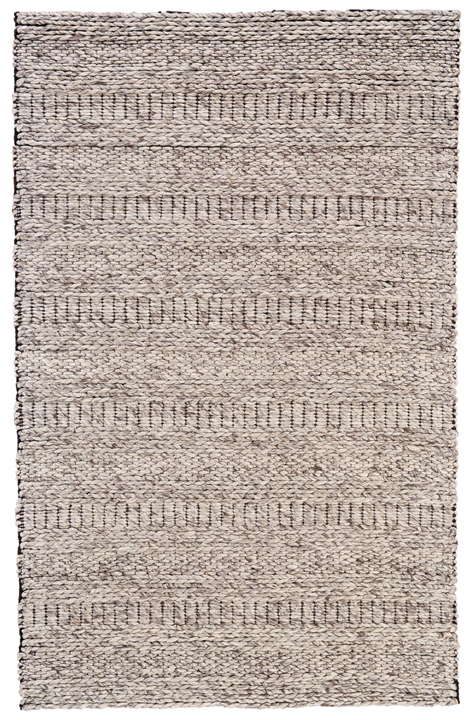 Berkeley Transitional Geometric Ivory Gray Tan Area Rug (8' x 11')